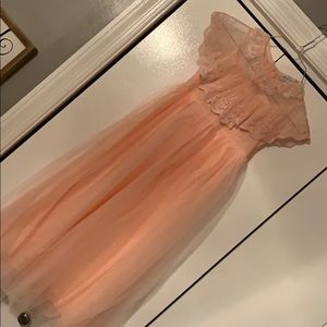 Trish Scully Pink Tulle Dress